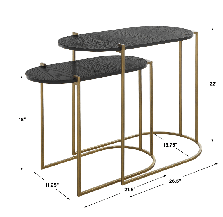 Aztec Nesting Tables - Haus of Powell