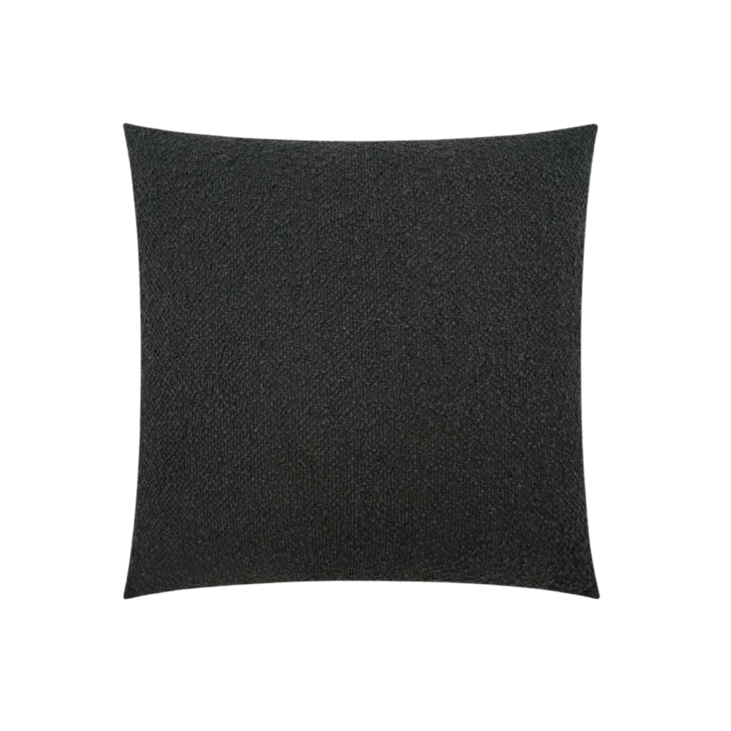 Black Textured Throw Pillow - Haus of Powell
