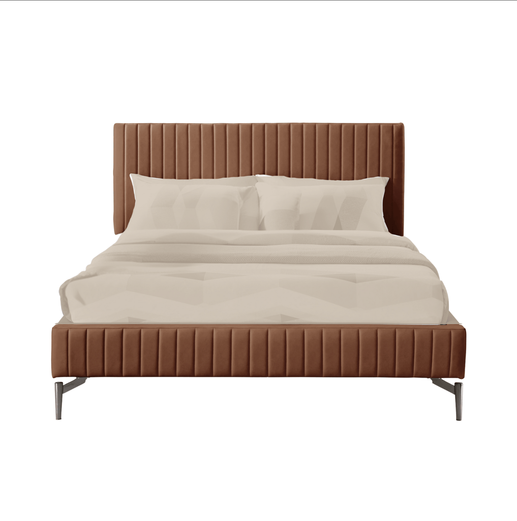 Gallo Vegan Leather Queen Bed - Haus of Powell