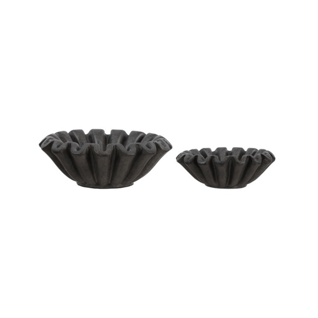 Soho Ruffle Decor Bowl Set 2 - Haus of Powell