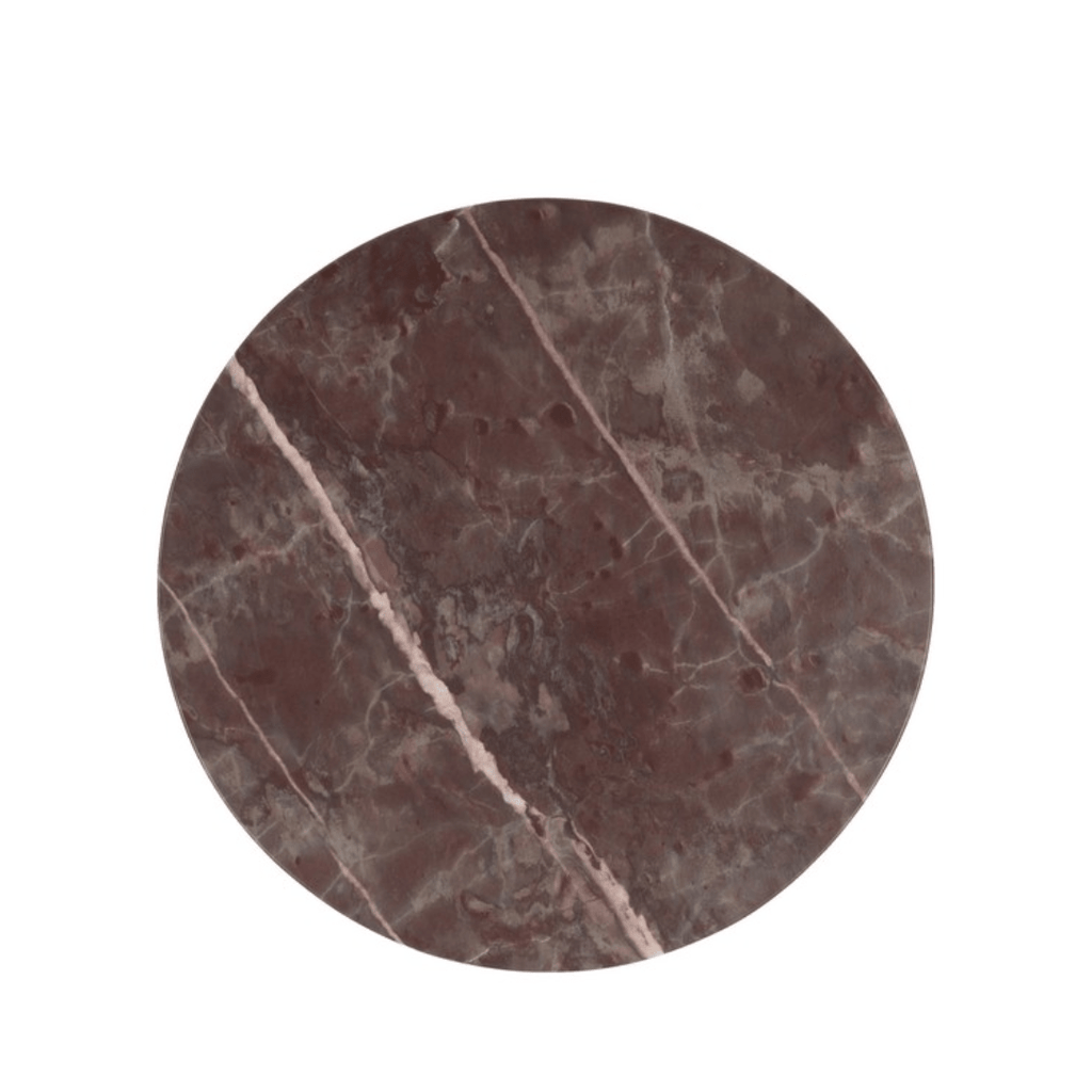 Valentia Tall Round Marble Accent Table - Haus of Powell