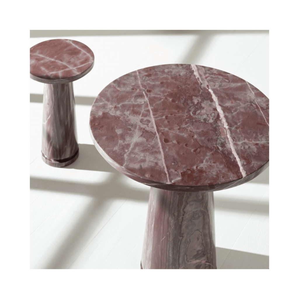 Valentia Tall Round Marble Accent Table - Haus of Powell