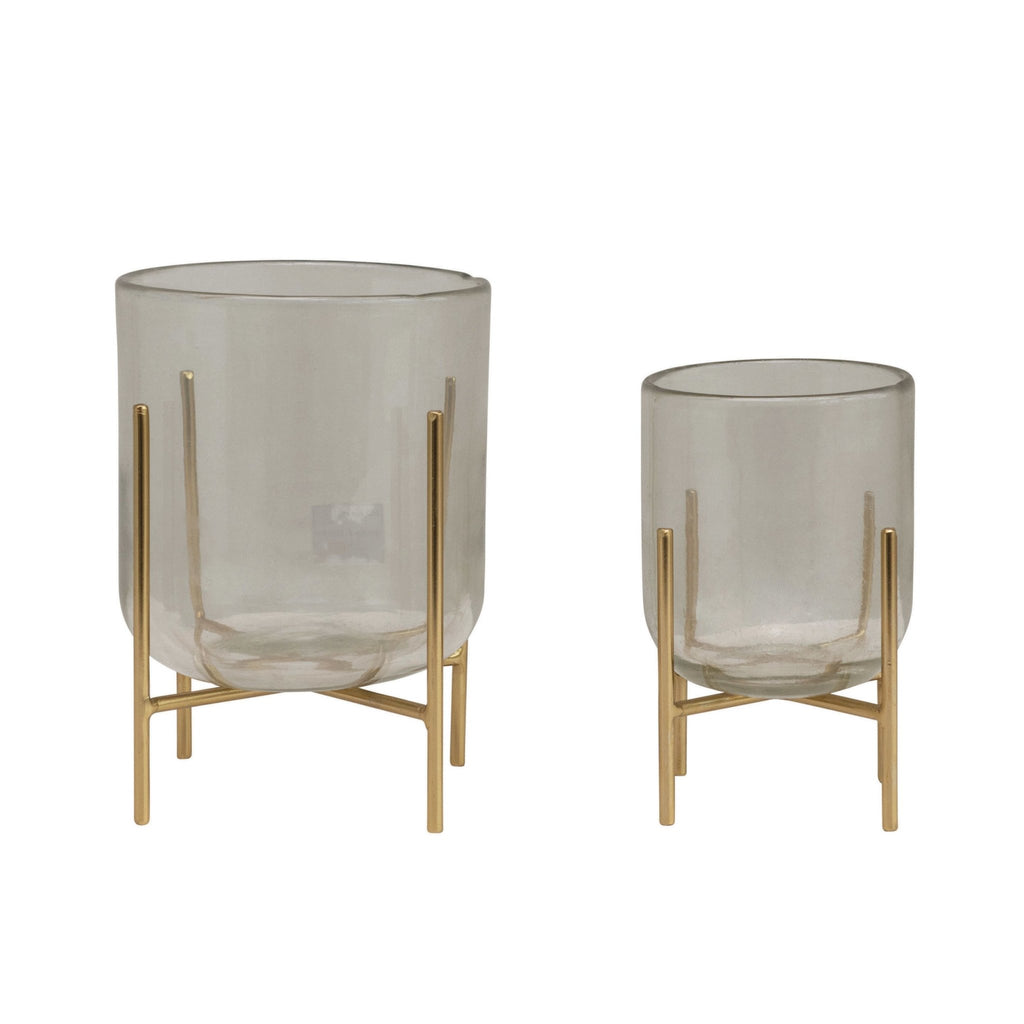 Candle Holder / Vase with Stands (Set of 2) - Haus of Powell