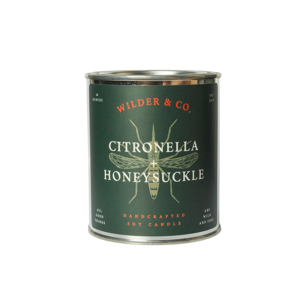Citronella + Honeysuckle Outdoor Patio Candle - Haus of Powell