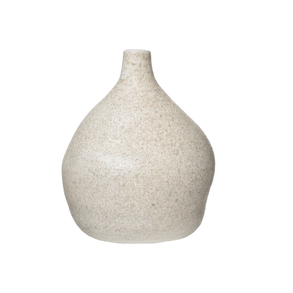 Distressed Terracotta Vase with Glaze - Haus of Powell