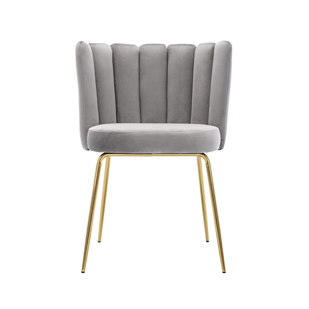 Gold Steel Accent Chair - Haus of Powell