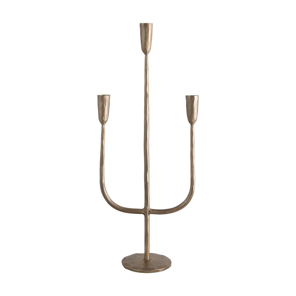 Hand-Forged Metal Candelabra with Antique Finish - Haus of Powell