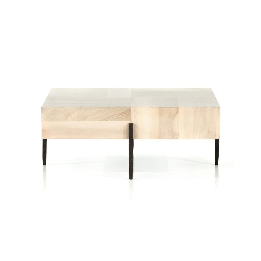 Indra Square Coffee Table - Ashen - Haus of Powell