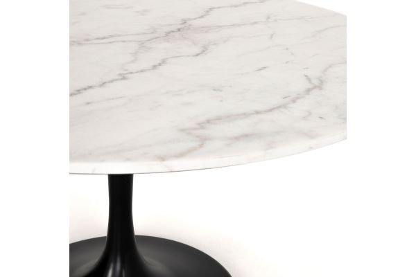 Powell Dining Table - White Marble - Haus of Powell