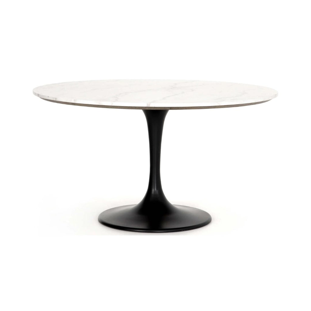 Powell Dining Table - White Marble - Haus of Powell