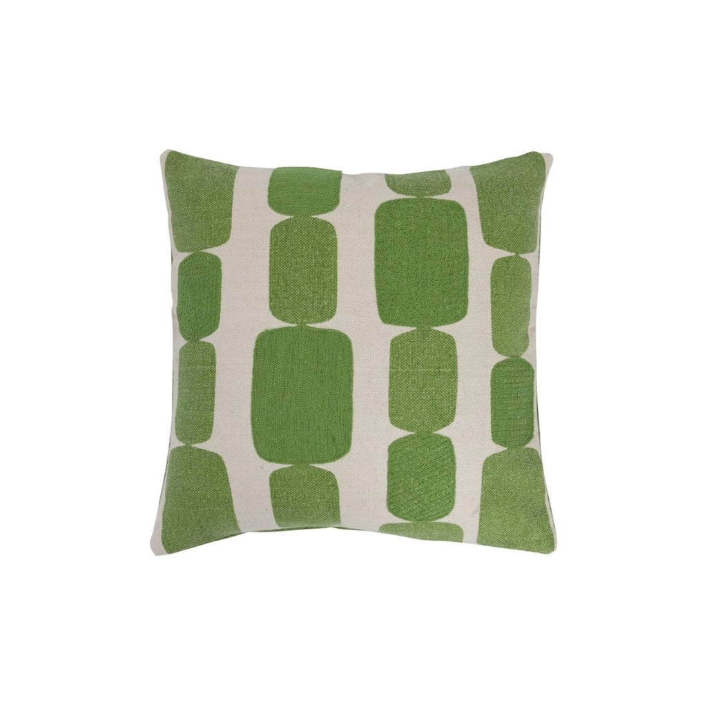 Rectangle Pattern & Embroidery Pillow - Haus of Powell