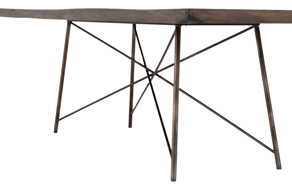 Rocky Dining Table - Bronzed Iron - Haus of Powell