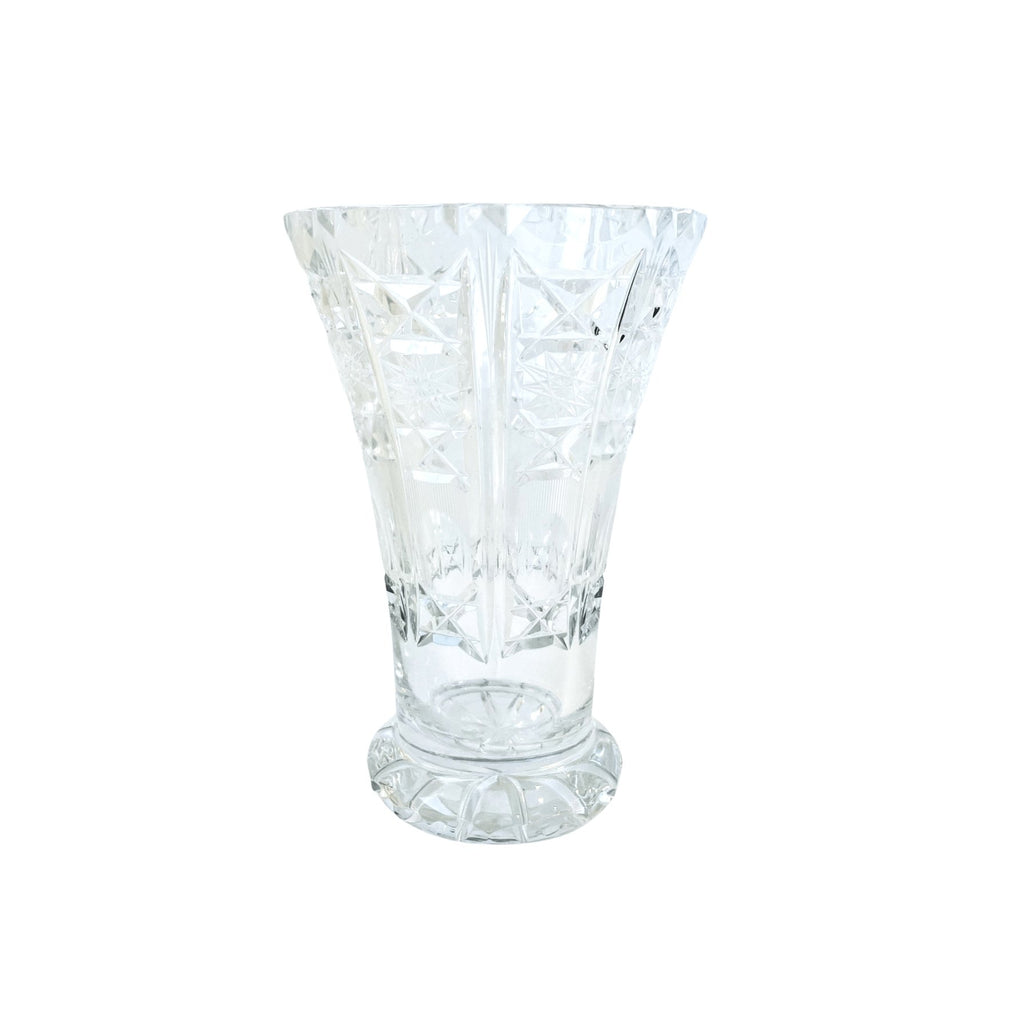 Vintage Crystal Vase - Haus of Powell